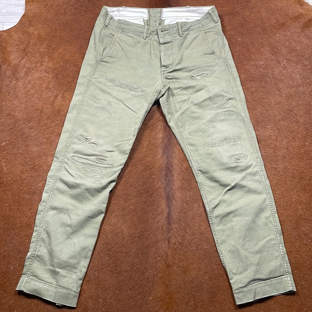 Vintage Polo Ralph Lauren Army Twill Trousers.
